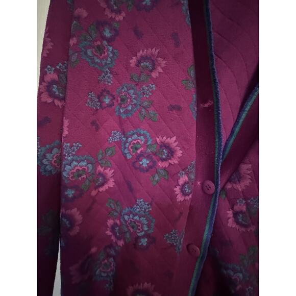 Vtg Gitano XL Women’s Small Quilted Cardigan Sweater Missing Button Stain READ - Picture 7 of 8